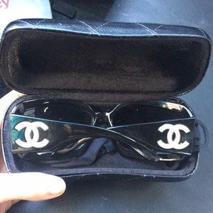 Chanel Pearl Logo Sunglasses